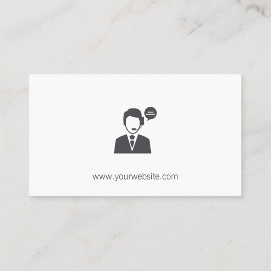 Firmenzeichen Visitenkarte (Rückseite)