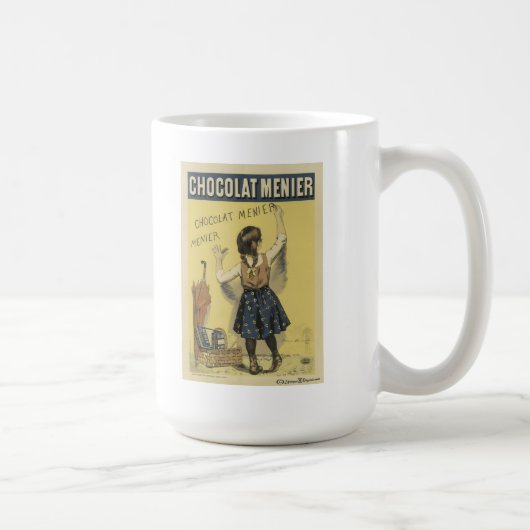 Firmin Bouisset - Chocolat Menier Weiß-Tasse Kaffeetasse (Rechts)