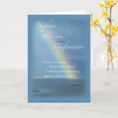 Firmpatenschaft Regenbogen Gratulation Karte (Gelbe Blume)