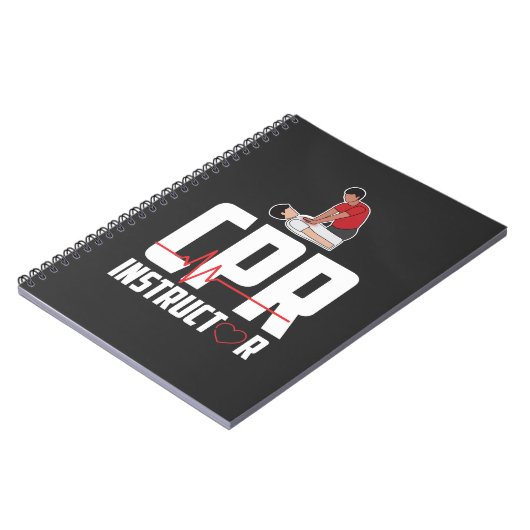 First Aid Ambulance Certified CPR Instructor Notizblock (Linke Seite)