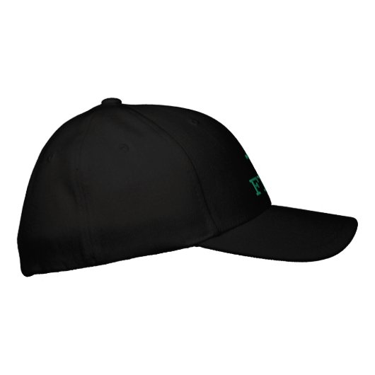 First Aid embroidered baseball cap White / green Bestickte Baseballkappe (Rechts)