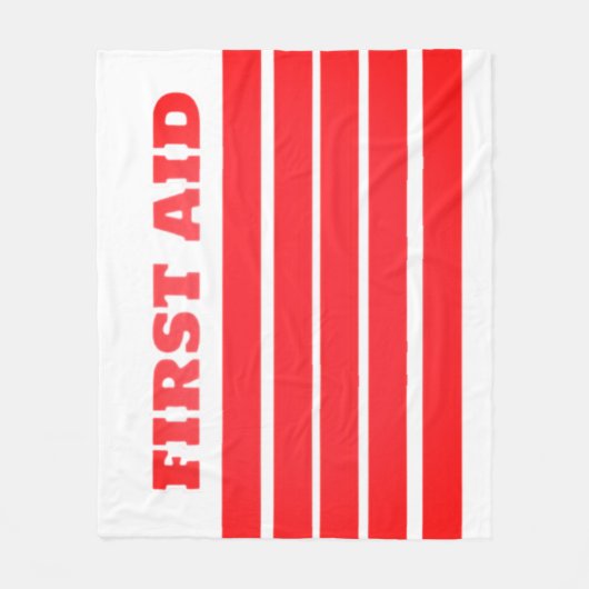 FIRST AID FLEECEDECKE (Vorderseite)