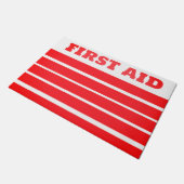 FIRST AID FUßMATTE (Schrägansicht)