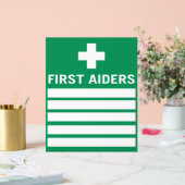 First Aider Acrylschild (Hochzeit)