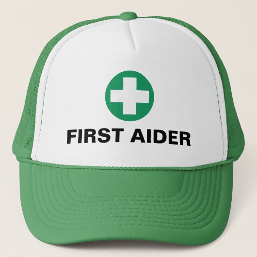 First Aider Truckerkappe (Vorderseite)