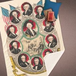 First American Presidents Restored 1844 Lithograph Sherpadecke