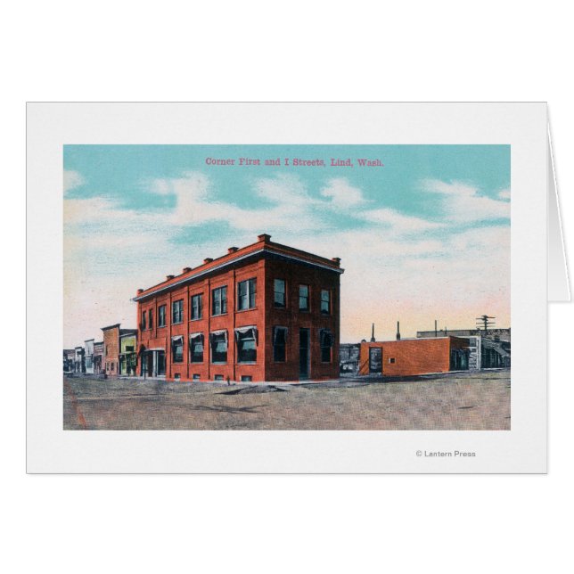 First and I Street CornerLind, WA (Vorderseite (Horizontal))