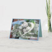 First Anniversary greeting Card Karte (Vorderseite)