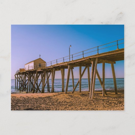 First Ave Pier, Belmar, NJ Postkarte (Vorderseite)