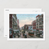 First Ave., Seattle, Washington 1909 Vintag Postkarte (Vorne/Hinten)