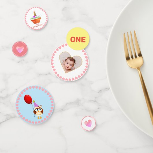 First Baby Birthday Party Konfetti (Gruppe)