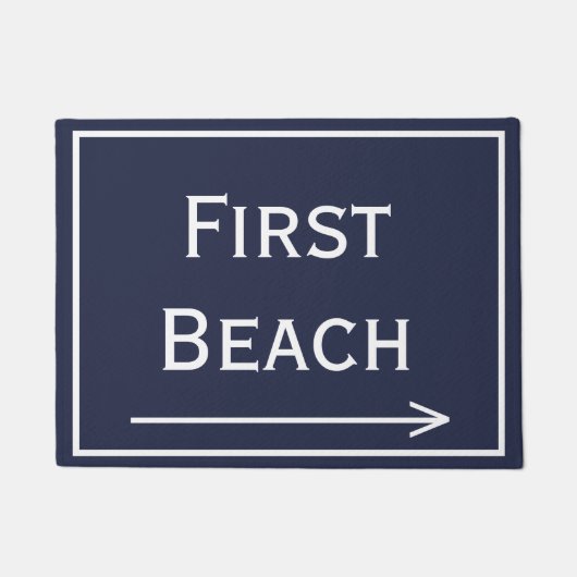 First Beach Newport Doormat Fußmatte (Vorderseite)
