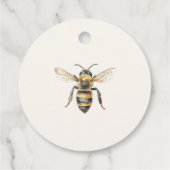 First Bee Day - Floral 1st Birthday Thank You Geschenkanhänger (Rückseite)