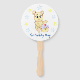 First Birthday Boy Party Fächer