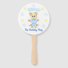 First Birthday Boy Party Fächer