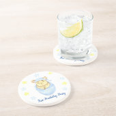 First Birthday Boy Party Getränkeuntersetzer (Seite)
