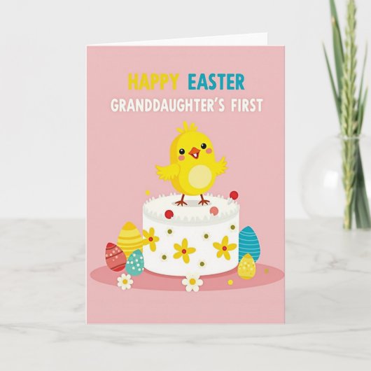 First Birthday Cake Card Karte (Vorderseite)