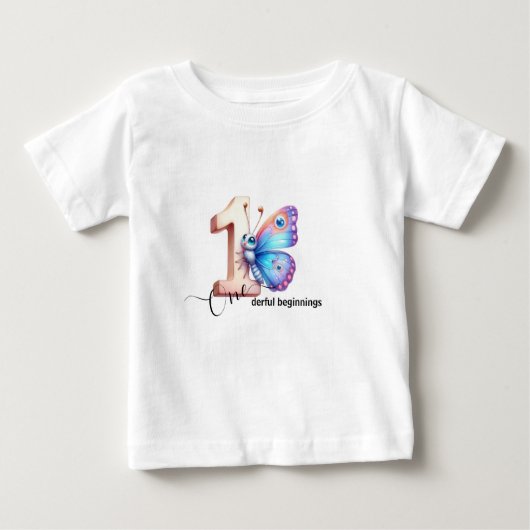 First Birthday Celebration Tee for Toddlers (Vorderseite)