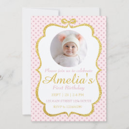 First Birthday Invite Einladung