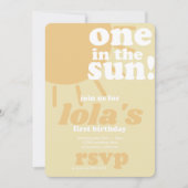 First Birthday Invite Einladung (Vorderseite)