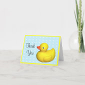 First Birthday Rubber Ducky Karte (Vorderseite)
