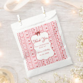 First Birthday valentine baby birthday party Geschenktütchen (Ausgeschnitten)