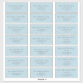 First Bloom Coordinate Guest Address Labels (Blatt)