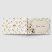 First Bloom Floral Baby Shower Gästebuch (Voll)
