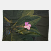 First Bloom, Plumeria Geschirrtuch (Horizontal)