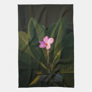 First Bloom, Plumeria Geschirrtuch