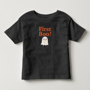 First Boo! - Niedliches Halloween-Gespenst des Bab Kleinkind T-shirt