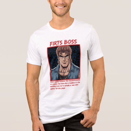 First Boss Tri-Blend Shirt (Vorderseite)