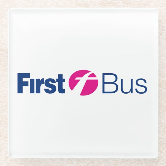 First Bus Glass Untersetzer (Vorderseite)