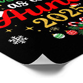 First Christmas As A Aunt 2025 New Mommy Xmas Poster (Ecke)
