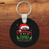 First Christmas As A Dad Funny Christmas Xmas New  Schlüsselanhänger (Vorderseite)