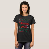 First Christmas As A Dad Funny Matching Xmas New D T-Shirt (Vorne ganz)