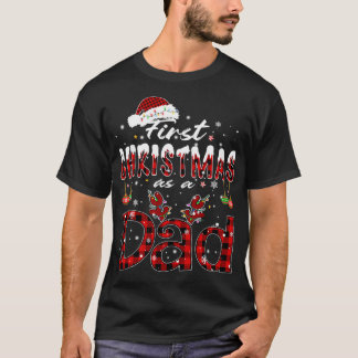 First Christmas As A Dad New Dad 1st Christmas Buf T-Shirt