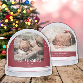 First Christmas As A Daddy Father 2 Photos  Schneekugeln