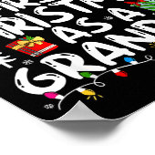 First Christmas As A Grandma New Grandma Poster (Ecke)