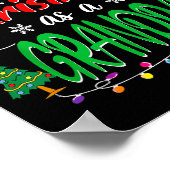 First Christmas As A Grandpa New Grandfather 1st C Poster (Ecke)