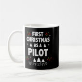 First Christmas As A Lot Funny Holiday Men Women X Kaffeetasse (Links)