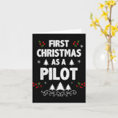 First Christmas As A Lot Funny Holiday Men Women X Karte (Gelbe Blume)