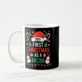 First Christmas As A Mom 2025 Family Matching Holi Kaffeetasse (Links)