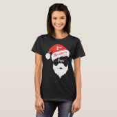 First Christmas As A Papa Santa Face T-Shirt (Vorne ganz)