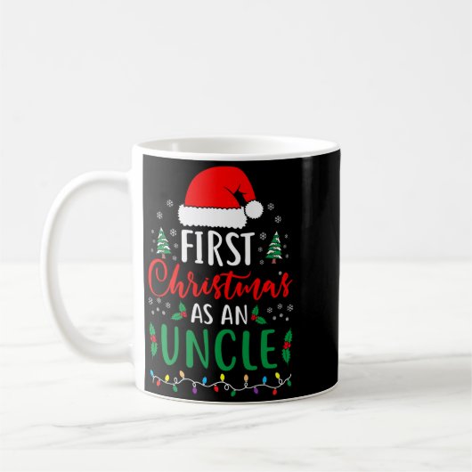 First Christmas As An Uncle New Parents Xmas Match Kaffeetasse (Links)