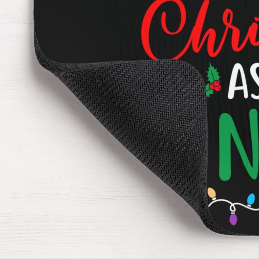 First Christmas As An Uncle New Parents Xmas Match Mousepad (Ecke)