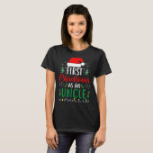 First Christmas As An Uncle New Parents Xmas Match T-Shirt (Vorne ganz)