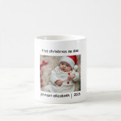 First Christmas As Dad Mug Kaffeetasse (Mittel)