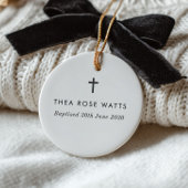 First Christmas as Godparents Photo Keramik Ornament