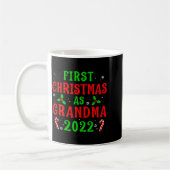 First Christmas As Grandma Xmas Grandmother New Gr Kaffeetasse (Links)